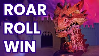 I built a fully articulating CRYSTAL DRAGON dice roller..
