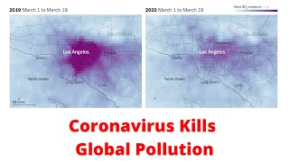 Coronavirus kills global pollution