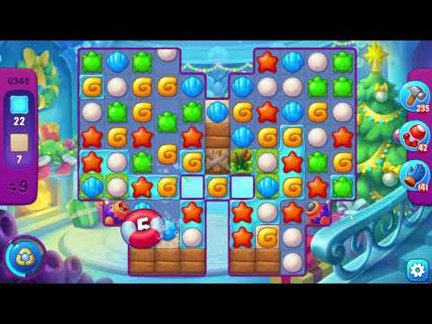 Fishdom 6349 Super Hard Level - 13 moves - NO BooSTERS