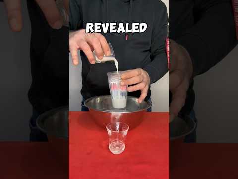 MILK MAGIC TRICK REVEALED 🥛🎩🪄 #tricks #viral #magic #trending #trend #viralvideo