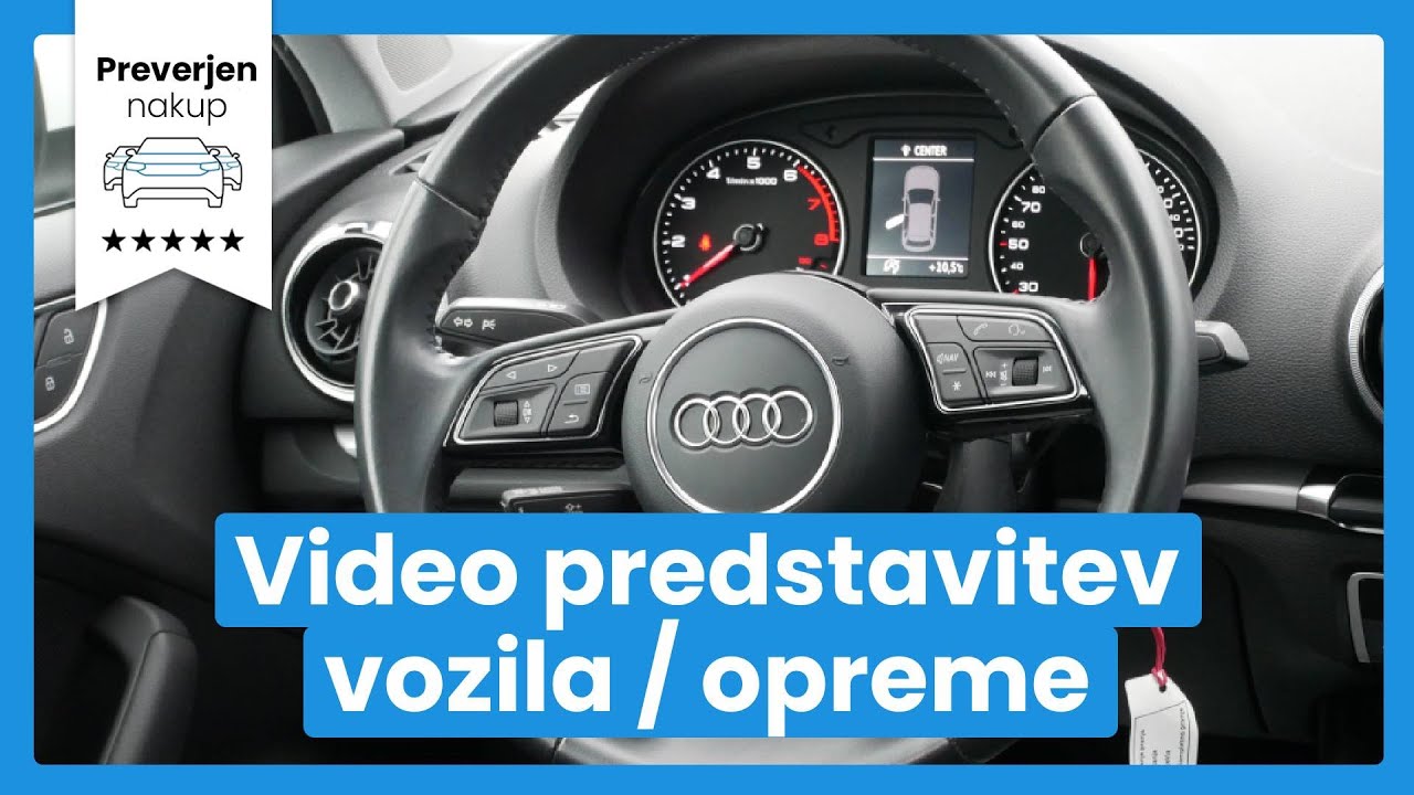 Audi A3 1.0 TFSI Sportback - SLOVENSKO VOZILO