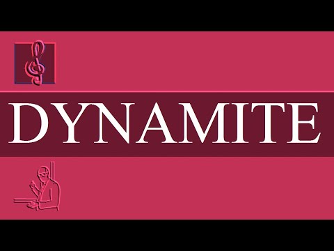 Guitar Mandolin Ukulele Banjo Chords Tutorial - BTS - Dynamite (Sheet music - Guitar chords)