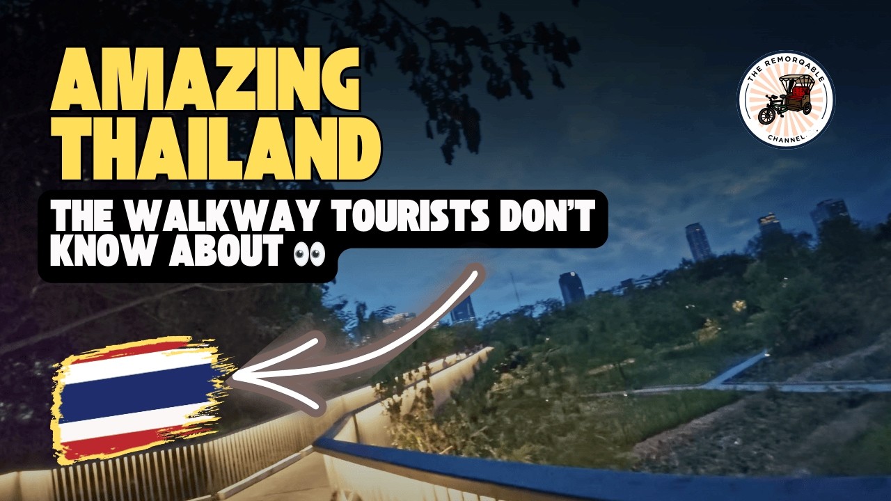 Bangkok’s Green Mile 🌿 Skywalk from Benjakitti to Lumpini Park