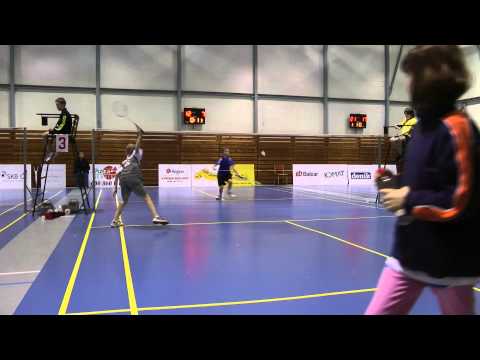 BADMINTON CZECH TALENT 2013 - Slíva David vs. Ján Hora