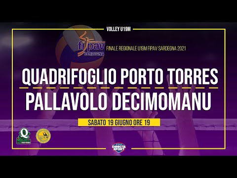 Volley – Finale Reg. FIPAV Sardegna U19M – Quadrifoglio Porto Torres – Pallavolo Decimomannu (2-3)