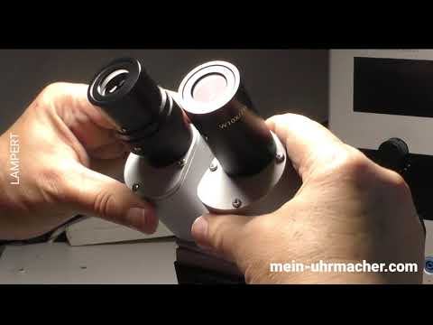 LAMPERT MIKROSKOP mit PRECISION DURCHFLUSSREGLER