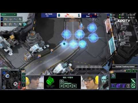 [0520] TY(8th) vs. Zest(KT) TvP 2SET Korhal Floating Island -Starcraft2,esportstv,SPL