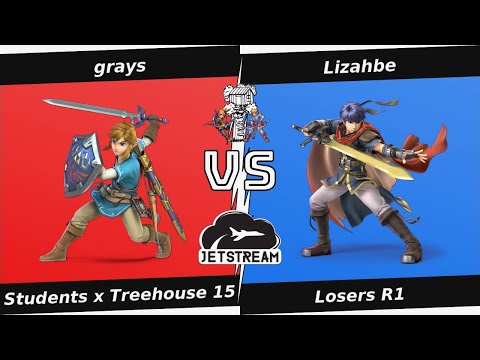 Students x Treehouse 15 Losers R1 - grays (Link) Vs Lizahbe (Ike) - SSBU