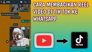 Download lagu CARA MEMBAGIKAN REEL VIDEO DI TIK TOK KE WHATSAPP (TEMAN , GROUP, STATUS,). mp3