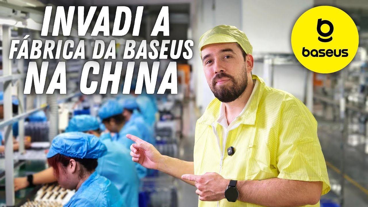 O SEGREDO DA BASEUS REVELADO - É ASSIM QUE A BASEUS FABRICA OS SEUS PRODUTOS