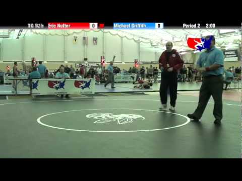 University Nat`ls FS  70 KG / 154.25 lbs: Eric Nutter vs. Michael Griffith