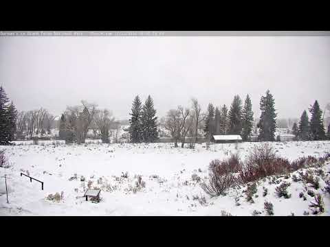 Teton Time Lapse of sunrise viewed from Dornan's on December 23, 2024
