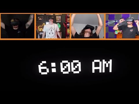 Let's Players Reaction To Beating The First Night | FNAF VR Remake