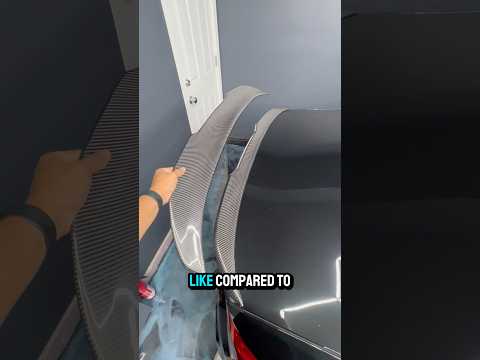 Tried installing a new trunk spoiler from \u200b\u2060@WestCoastEuros but it didn’t go that well\ud83d\ude05 #bmw #m5