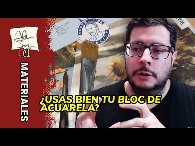 Vídeo relacionado con ST CUTHBERTS MILL Bockingford Grano Fino Blanco A4 Bloc