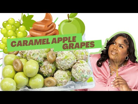 Easy Caramel Apple Candied Grapes Recipe | Step-by-Step Tutorial