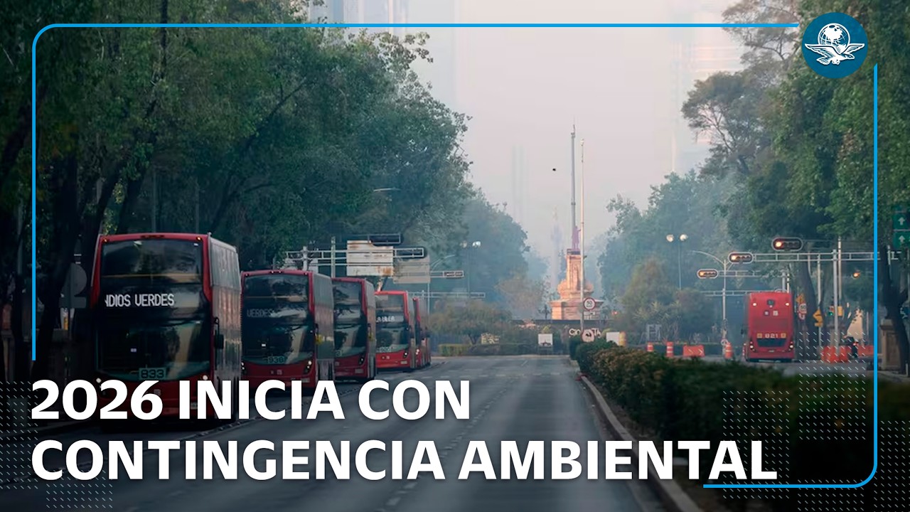 2026 inicia con pésima calidad de aire: Activan contingencia ambiental en CDMX y Edomex