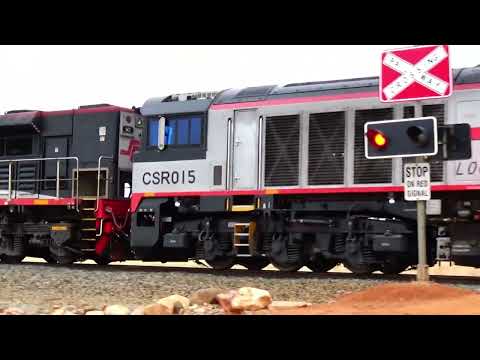 5MP9  with SCT 011 & CSR 015. And 7PM9 with CSR 014 & SCT 005, with CF 4407 & 4408, in consist.