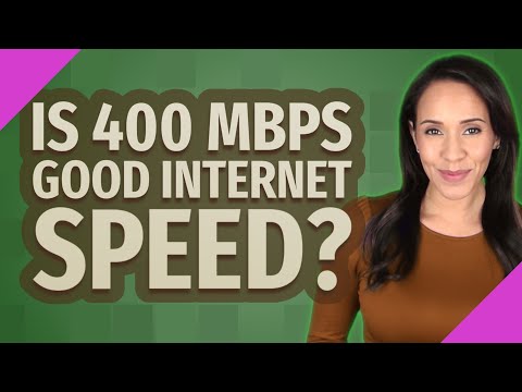 Is 400 Mbps good Internet speed?