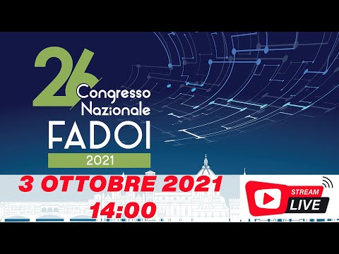 XXVI Congresso Nazionale FADOI - 3 Ottobre 2021