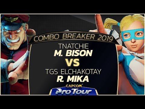 Tnatchie (M. Bison) vs TGS ElChakotay (R. Mika) - Combo Breaker 2019 Day 1 Pools - CPT 2019