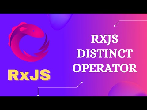 27. RxJS Distinct Operator. Learn RxJS Filtering Category Distinct Operator - RxJS.