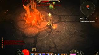 Diablo III - Wizard solo Azmodan Fight - Nightmare