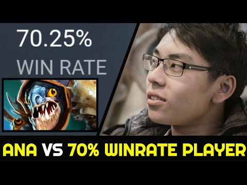 ANA vs 70% Win Rate Player — 100% Outplayed 7.27 Dota 2