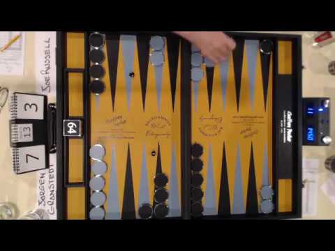 2016 Backgammon World Championship Final - Second Set Game 8 (Abridged)