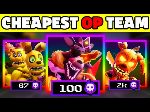 I Built The CHEAPEST OP TEAM In Five Nights TD 2..