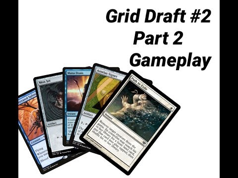 Grid Draft #2 Part 2 The Cubist MTG Best 2 player Cuber Format Vintage Powered Cube