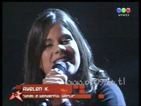 Operacion Triunfo 2009: Gala 11 - Ayelenk: What a wonderful world