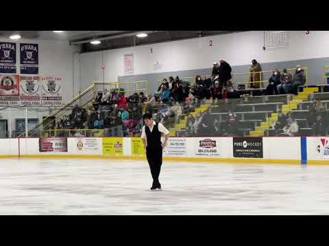 Weipeng Xie 2022 USFSA Adult Eastern Sectional Championship Masters Jr-Sr Men