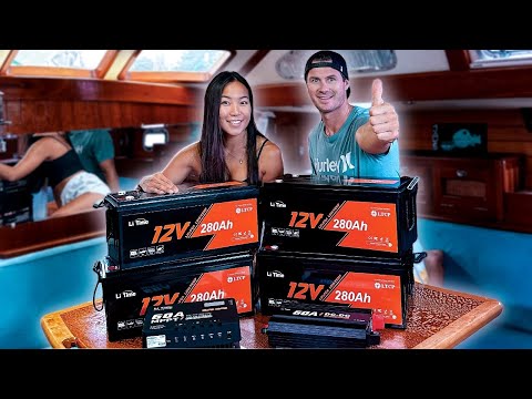 LITHIUM UPGRADE: POWERING EXPEDITION SAILBOAT FOR ENDLESS ADVENTURE (AND APPLIANCES) - Ep 216