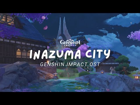 An Evening in Inazuma City 🌙  Relaxing Genshin Impact Music | OST 原神 [No Mid-Roll Ads]