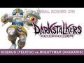 Ailerus Felicia Vs MightyMar Anakaris Darkstalkers Resurrection Final Round XVI