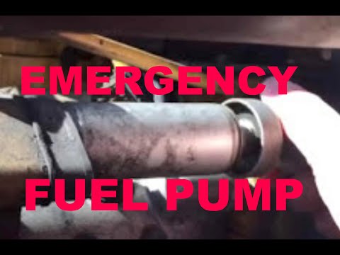 How to do an emergency prime on a Caterpillar Diesel engine.!