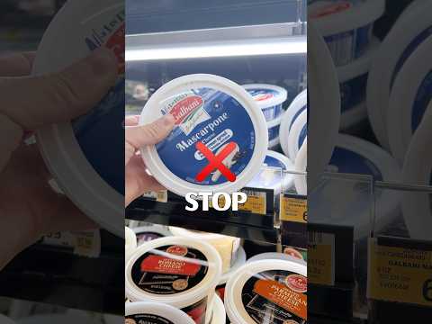 Never Overpay For Mascarpone Again! 2 ingredient recipe SUPER EASY and CHEAPER