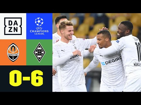 Furiose Fohlen zerlegen Schachtjor: Donezk - Gladbach 0:6 | UEFA Champions League | DAZN Highlights