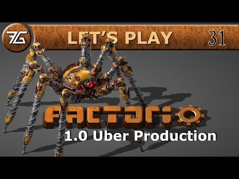 Factorio 1.0 Uber Production - Ep 31 Blue Struggles