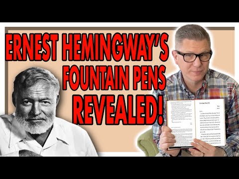 Ernest Hemingway Lost Fountain Pens Found!