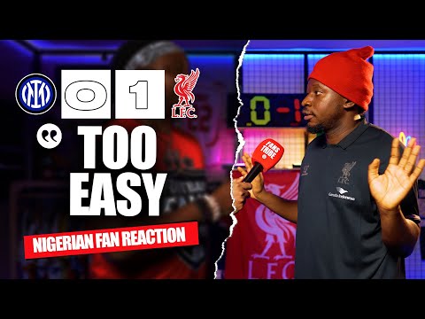 INTER MILAN 0-1 LIVERPOOL ( Cali - NIGERIAN FAN REACTION) 2025-2026 UEFA CHAMPIONS LEAGUE