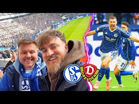 Schalke vs. Dresden - Stadionvlog 🚀💙 | DŽEKO 2 TORE ESKALATION | ViscaBarca