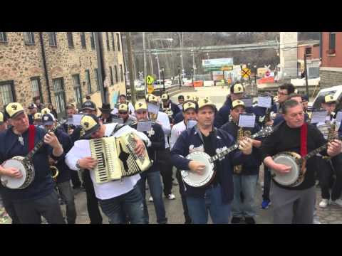 South Philly String Band jamming at the Mummers Mardi Gras '16