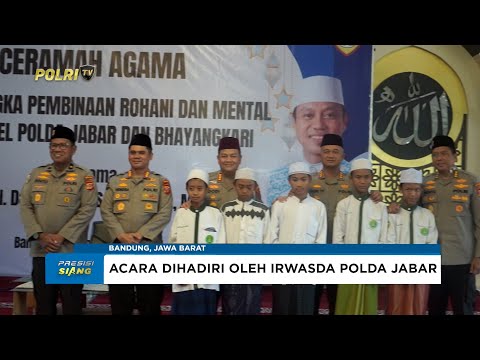 DAI KONDANG DAS''AD LATIF JADI PENCERAMAH DI ACARA BIN ROHTAL POLDA JABAR