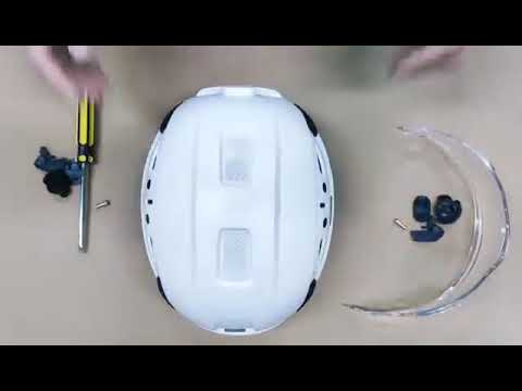 GreenDevil Safety Hard Hat Safety Helmet Visor Installation