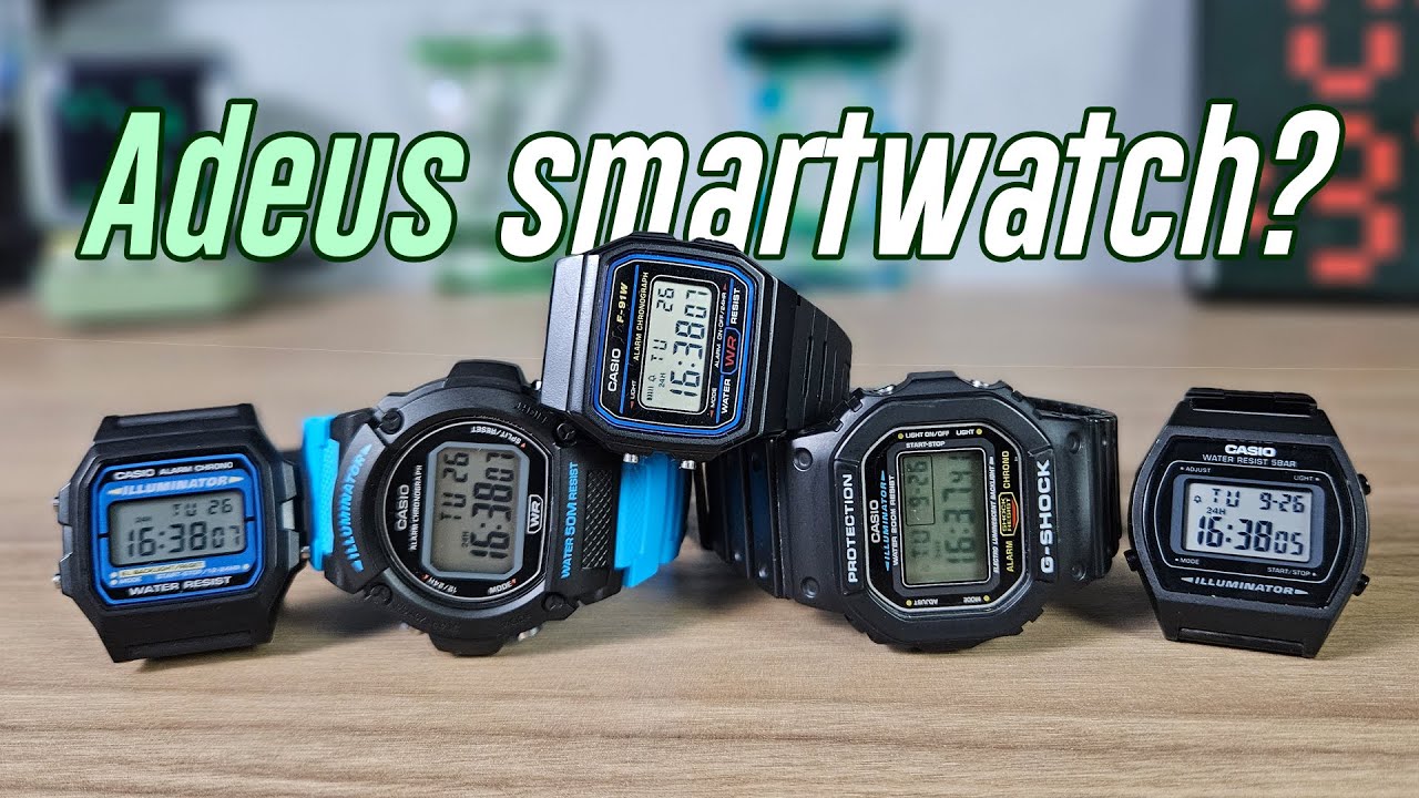 Usei MAIS relógios Casio ⌚😅 O que achei deles?