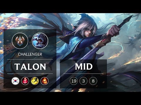 Talon Mid vs Irelia - KR Challenger Patch 8.24
