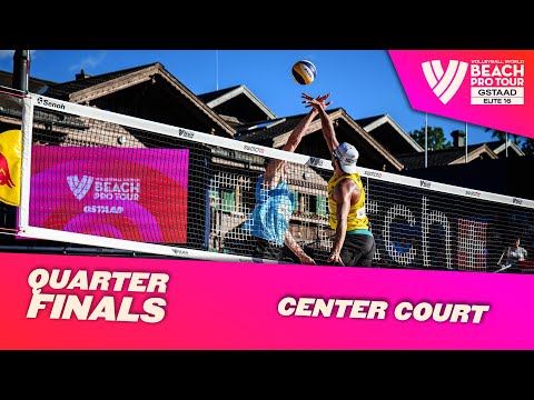 RE-LIVE | Gstaad - Men's Quarter-Final 3 | CC | #BeachProTour