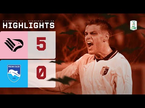 Palermo-Pescara 5-0 | I rosanero segnano cinque gol nella notte dei 125 anni| HIGHLIGHTS Serie BKT